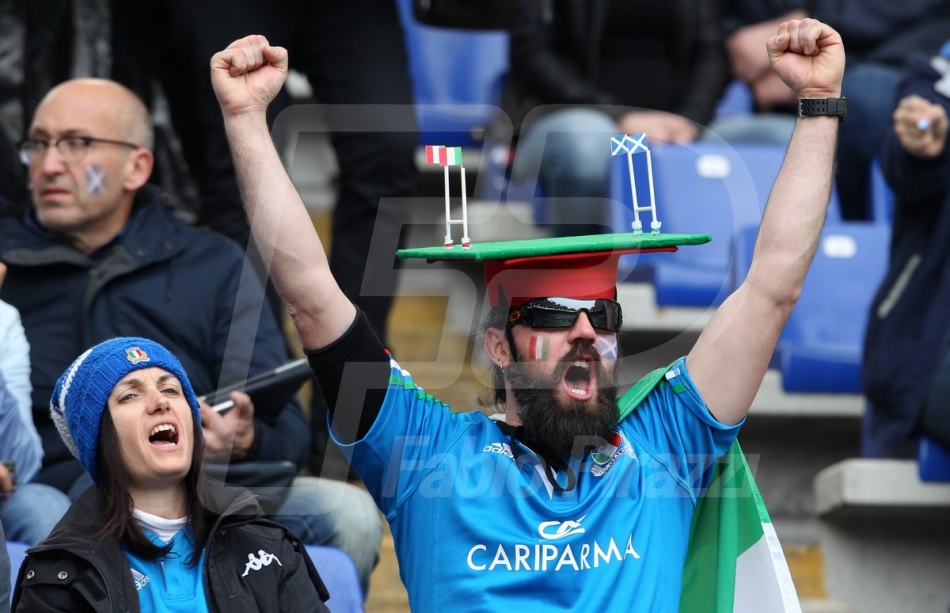 27/02/2016 ROMA STADIO OLIMPICO RUGBY 6 NAZIONI 2016 ITALIA-SCOZIA
NELLA FOTO :