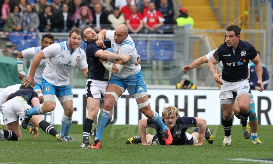 27/02/2016 ROMA STADIO OLIMPICO RUGBY 6 NAZIONI 2016 ITALIA-SCOZIA
NELLA FOTO :