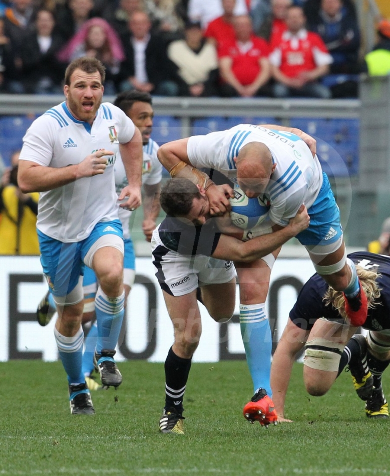 27/02/2016 ROMA STADIO OLIMPICO RUGBY 6 NAZIONI 2016 ITALIA-SCOZIA
NELLA FOTO :
