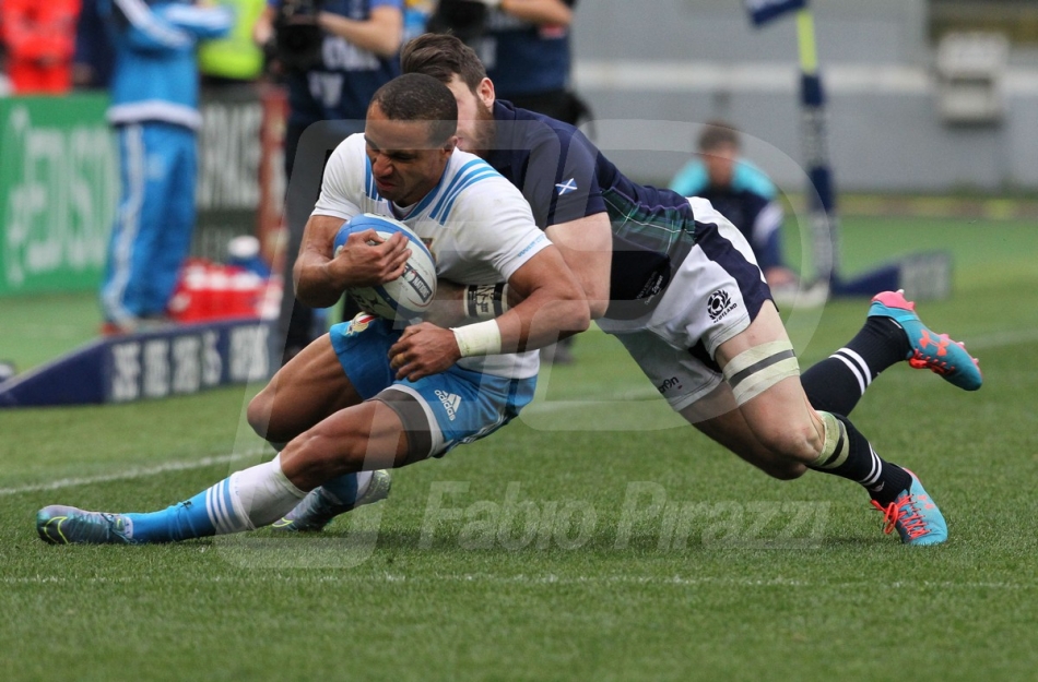 27/02/2016 ROMA STADIO OLIMPICO RUGBY 6 NAZIONI 2016 ITALIA-SCOZIA
NELLA FOTO :