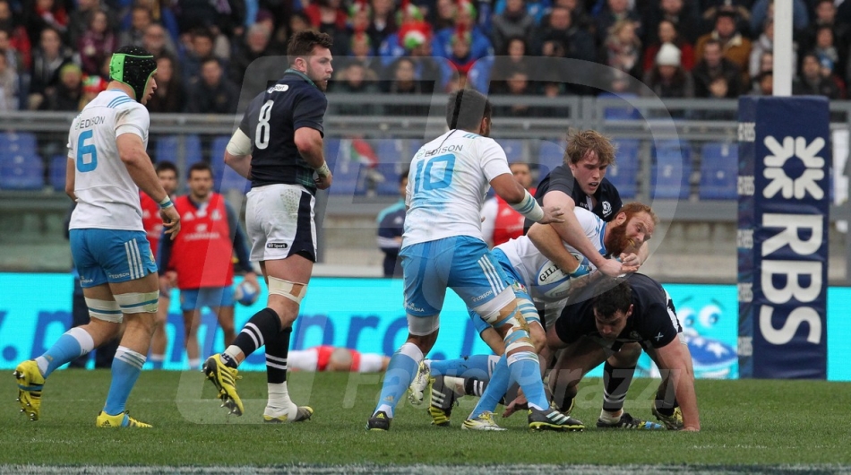 27/02/2016 ROMA STADIO OLIMPICO RUGBY 6 NAZIONI 2016 ITALIA-SCOZIA
NELLA FOTO :