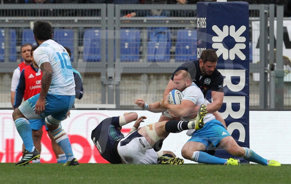 27/02/2016 ROMA STADIO OLIMPICO RUGBY 6 NAZIONI 2016 ITALIA-SCOZIA
NELLA FOTO :