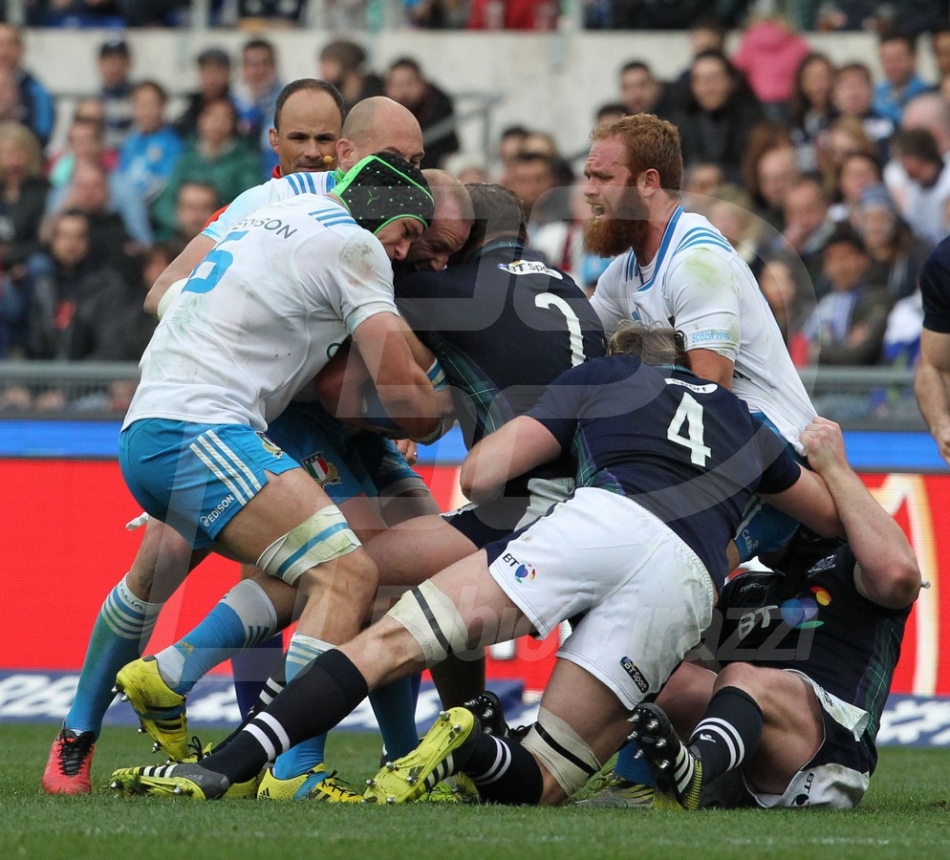 27/02/2016 ROMA STADIO OLIMPICO RUGBY 6 NAZIONI 2016 ITALIA-SCOZIA
NELLA FOTO :