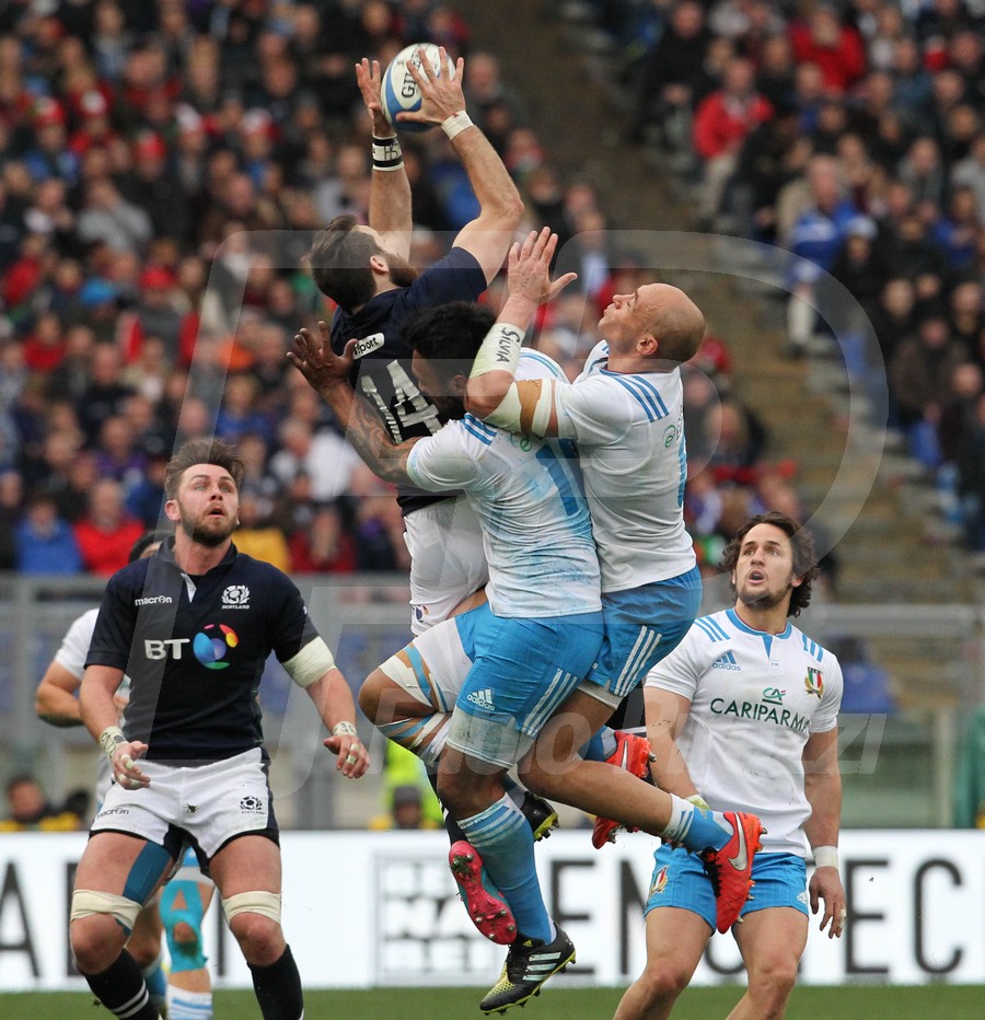 27/02/2016 ROMA STADIO OLIMPICO RUGBY 6 NAZIONI 2016 ITALIA-SCOZIA
NELLA FOTO :