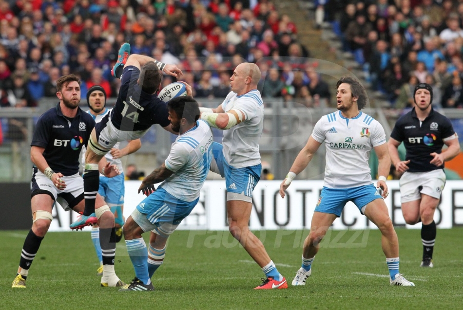 27/02/2016 ROMA STADIO OLIMPICO RUGBY 6 NAZIONI 2016 ITALIA-SCOZIA
NELLA FOTO :