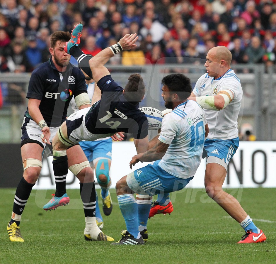 27/02/2016 ROMA STADIO OLIMPICO RUGBY 6 NAZIONI 2016 ITALIA-SCOZIA
NELLA FOTO :