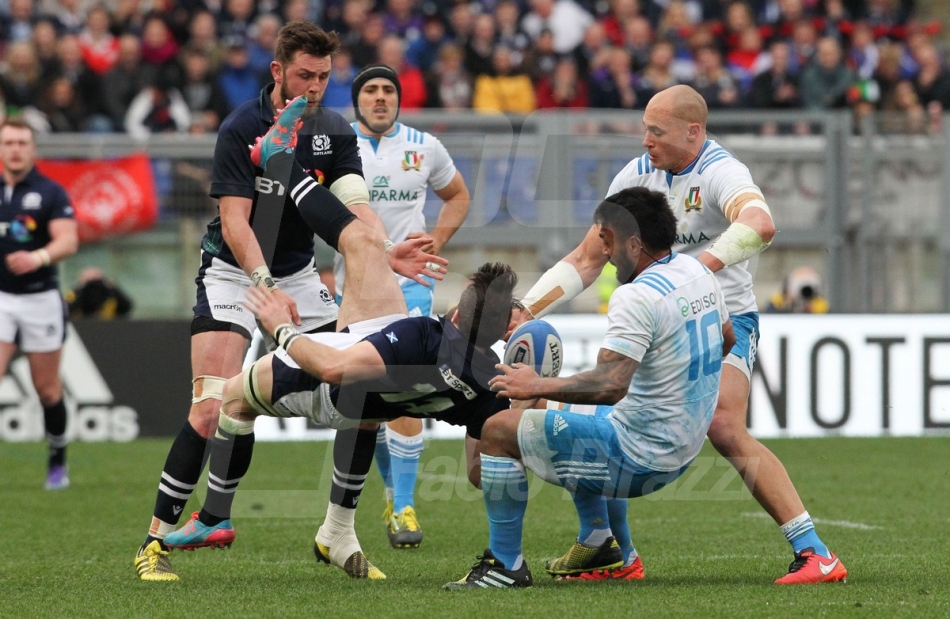 27/02/2016 ROMA STADIO OLIMPICO RUGBY 6 NAZIONI 2016 ITALIA-SCOZIA
NELLA FOTO :