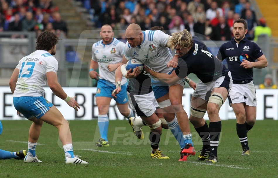 27/02/2016 ROMA STADIO OLIMPICO RUGBY 6 NAZIONI 2016 ITALIA-SCOZIA
NELLA FOTO :