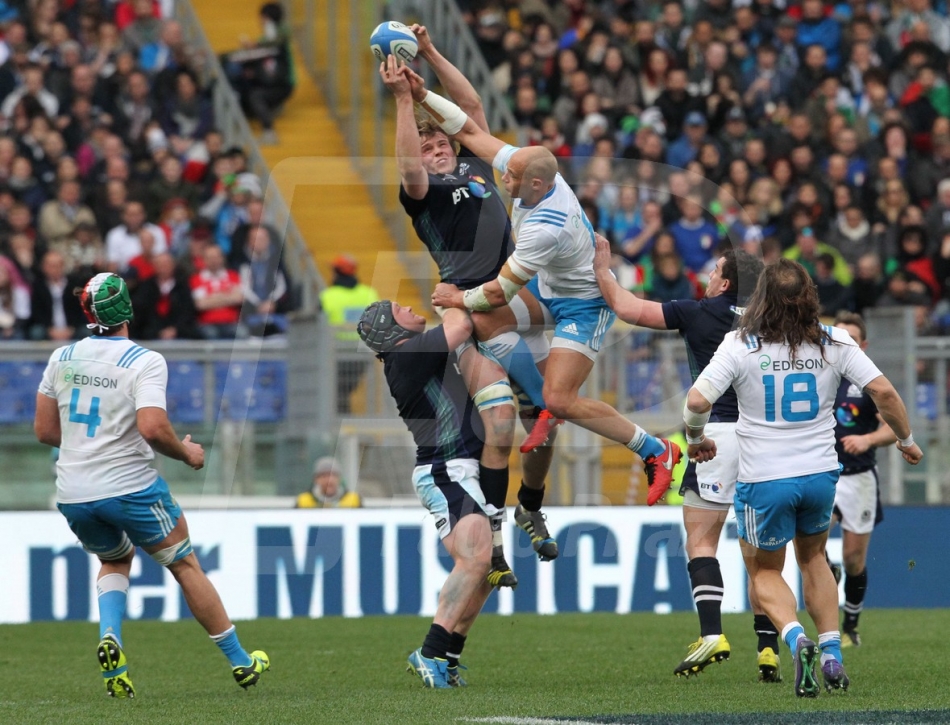 27/02/2016 ROMA STADIO OLIMPICO RUGBY 6 NAZIONI 2016 ITALIA-SCOZIA
NELLA FOTO :