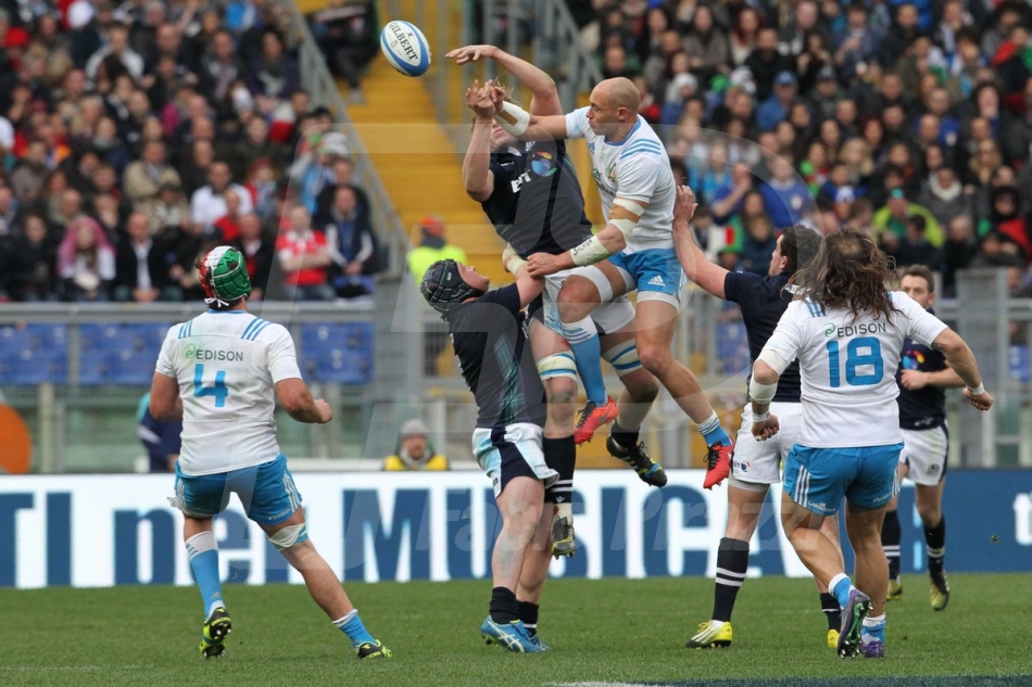 27/02/2016 ROMA STADIO OLIMPICO RUGBY 6 NAZIONI 2016 ITALIA-SCOZIA
NELLA FOTO :