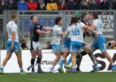 27/02/2016 ROMA STADIO OLIMPICO RUGBY 6 NAZIONI 2016 ITALIA-SCOZIA
NELLA FOTO :