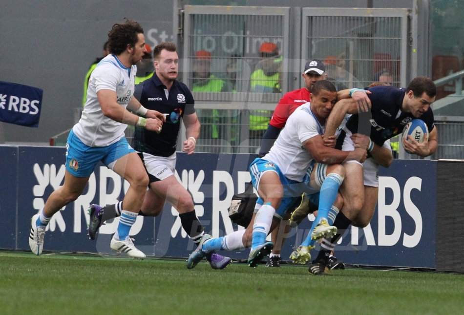 27/02/2016 ROMA STADIO OLIMPICO RUGBY 6 NAZIONI 2016 ITALIA-SCOZIA
NELLA FOTO :