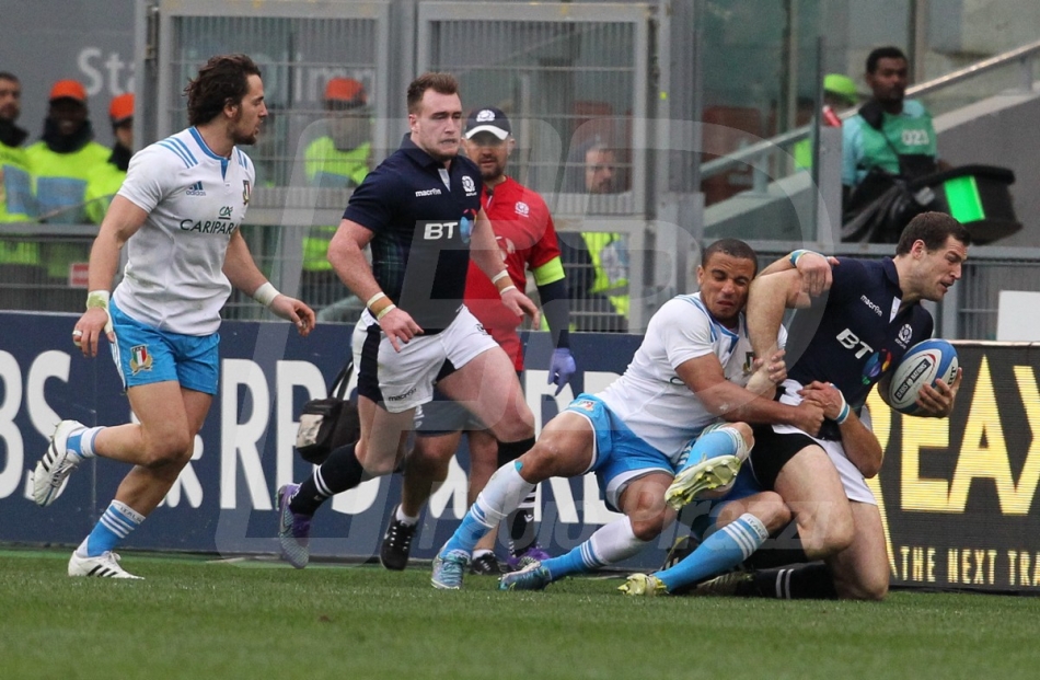 27/02/2016 ROMA STADIO OLIMPICO RUGBY 6 NAZIONI 2016 ITALIA-SCOZIA
NELLA FOTO :