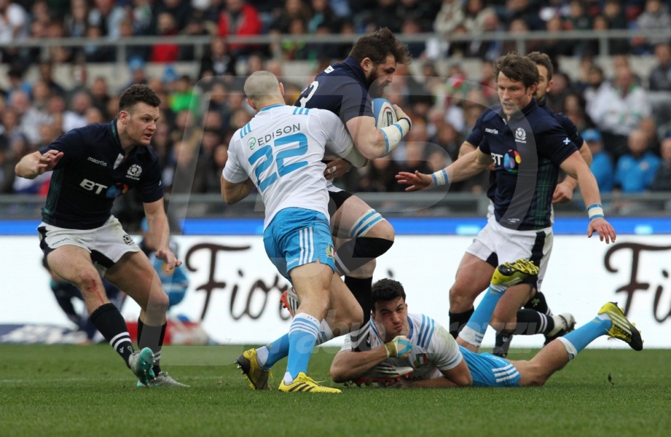 27/02/2016 ROMA STADIO OLIMPICO RUGBY 6 NAZIONI 2016 ITALIA-SCOZIA
NELLA FOTO :