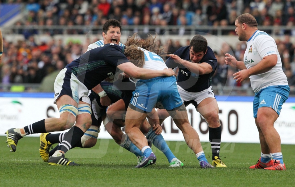 27/02/2016 ROMA STADIO OLIMPICO RUGBY 6 NAZIONI 2016 ITALIA-SCOZIA
NELLA FOTO :