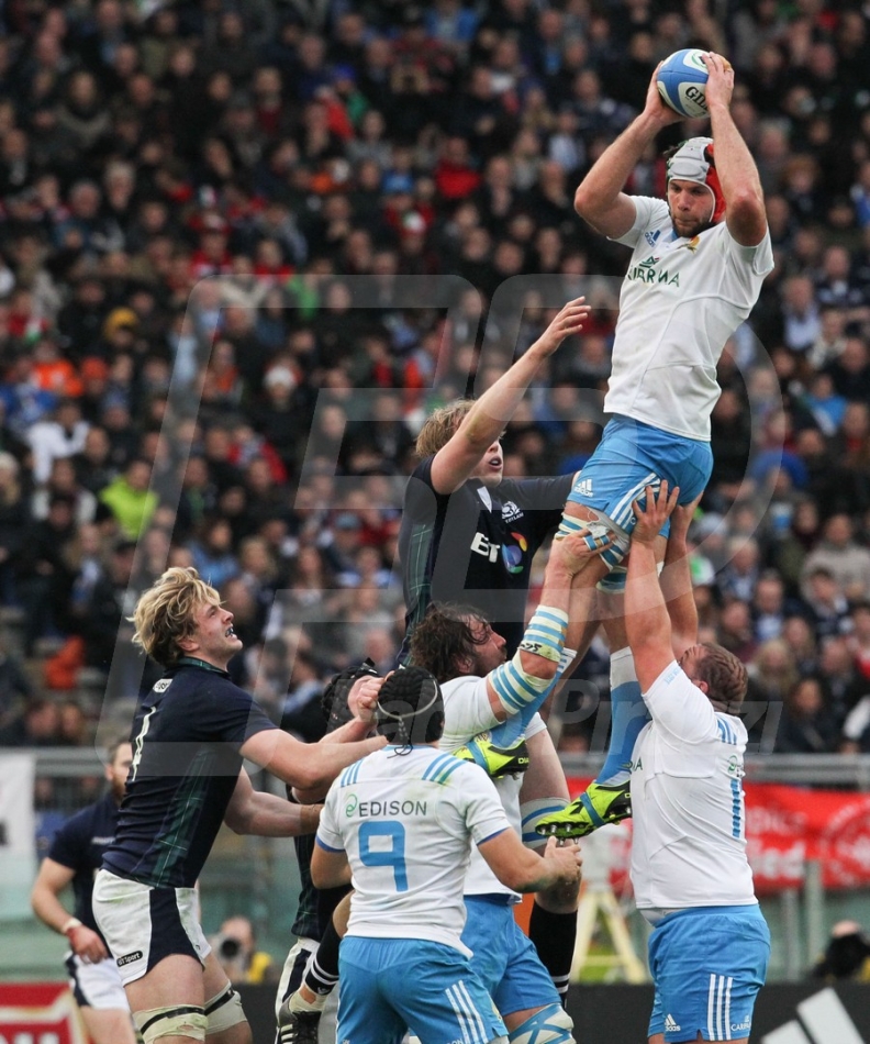 27/02/2016 ROMA STADIO OLIMPICO RUGBY 6 NAZIONI 2016 ITALIA-SCOZIA
NELLA FOTO :