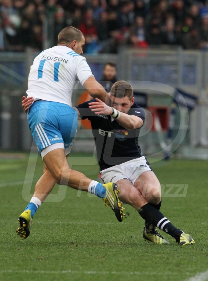 27/02/2016 ROMA STADIO OLIMPICO RUGBY 6 NAZIONI 2016 ITALIA-SCOZIA
NELLA FOTO :