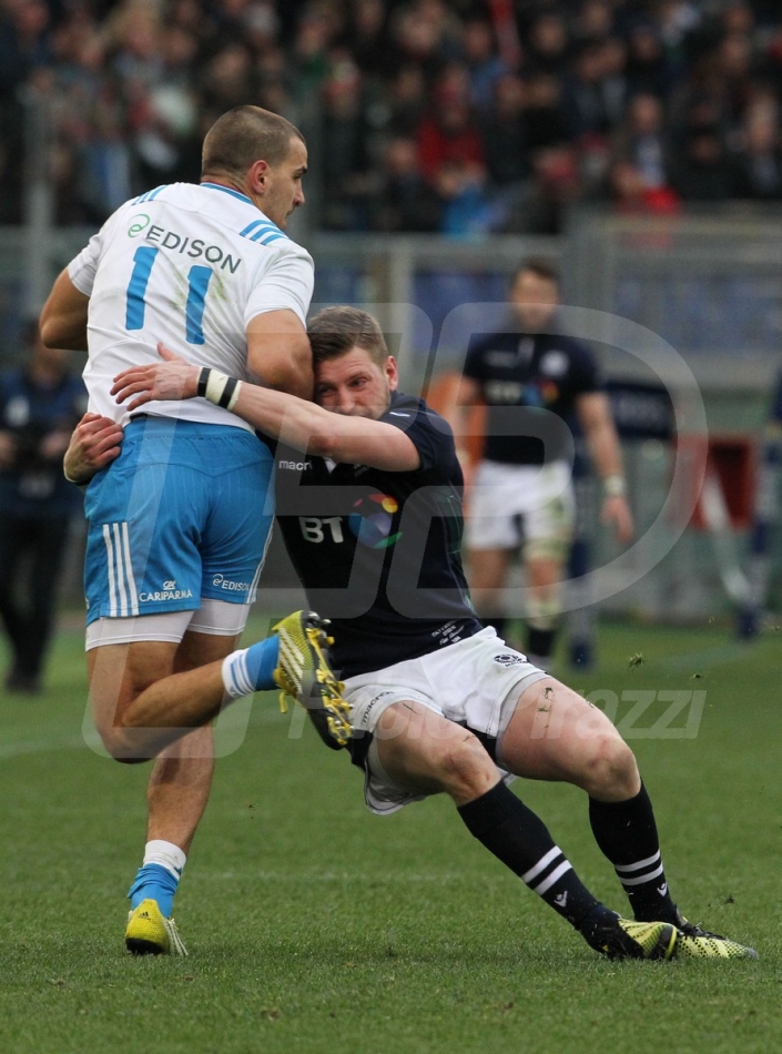 27/02/2016 ROMA STADIO OLIMPICO RUGBY 6 NAZIONI 2016 ITALIA-SCOZIA
NELLA FOTO :
