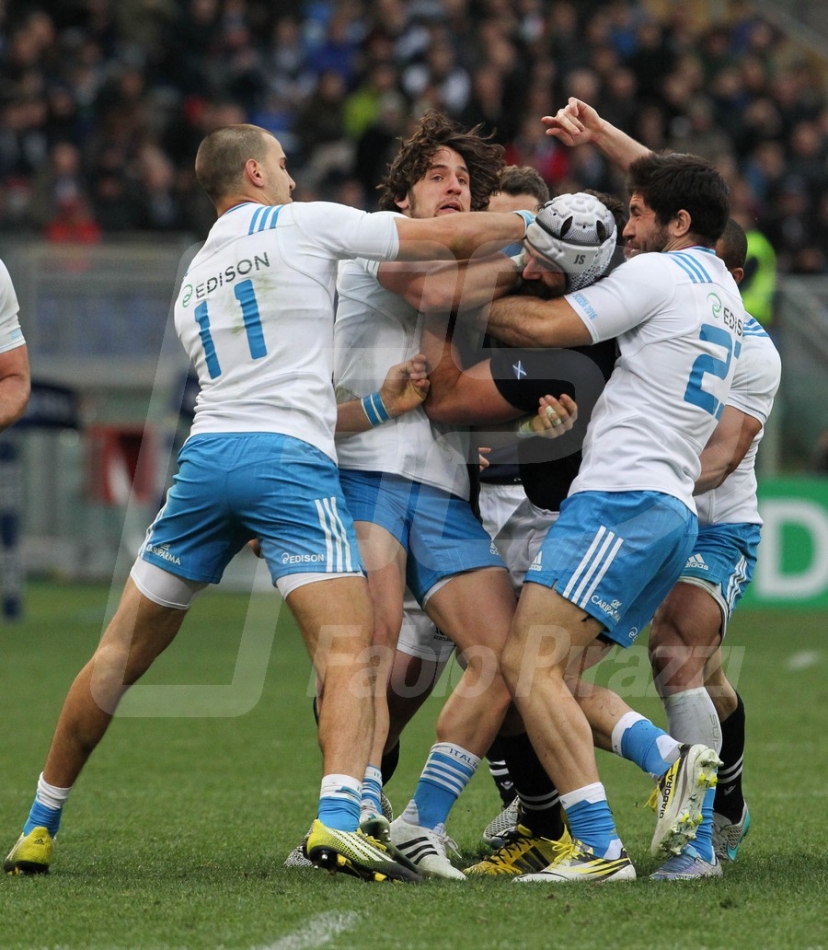 27/02/2016 ROMA STADIO OLIMPICO RUGBY 6 NAZIONI 2016 ITALIA-SCOZIA
NELLA FOTO :