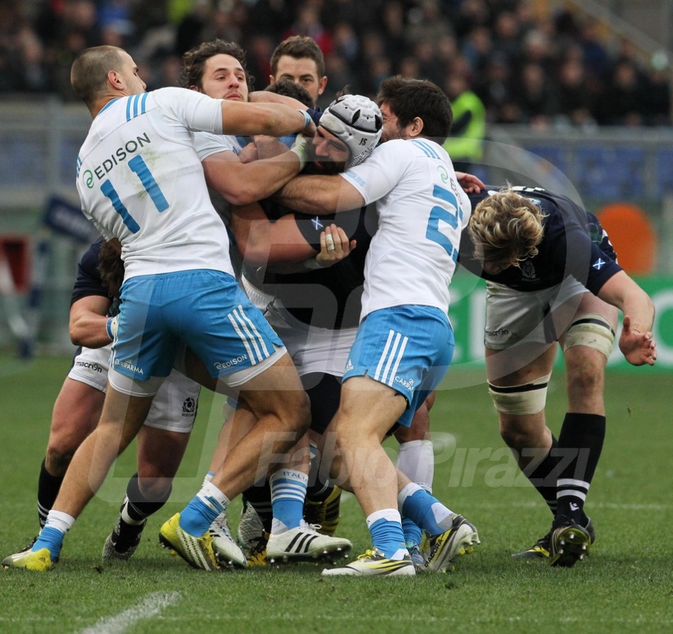 27/02/2016 ROMA STADIO OLIMPICO RUGBY 6 NAZIONI 2016 ITALIA-SCOZIA
NELLA FOTO :