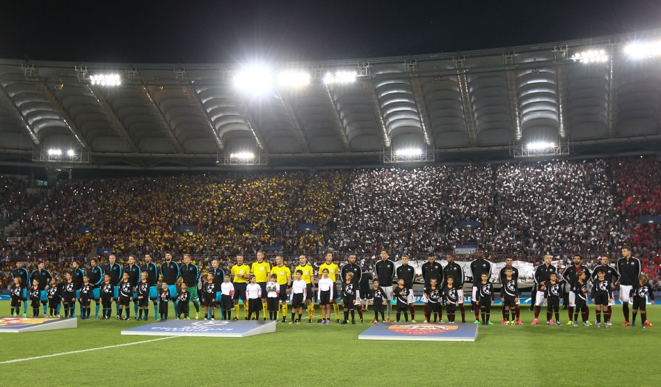 16/09/2015;ROMA CALCIO;STADIO OLIMPICO; CHAMPIONS LEAGUE; CALCIO;BARCELLONA CALCIO  
NELLA FOTO: