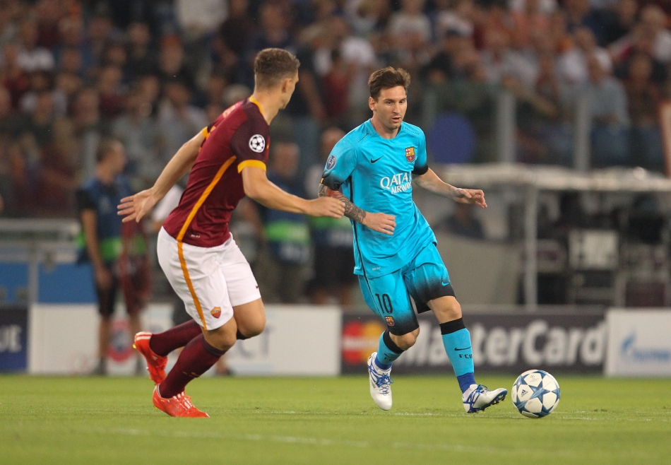 16/09/2015;ROMA CALCIO;STADIO OLIMPICO; CHAMPIONS LEAGUE; CALCIO;BARCELLONA CALCIO  
NELLA FOTO:MESSI