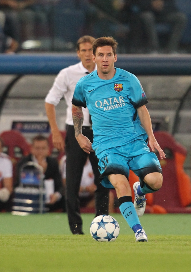 16/09/2015;ROMA CALCIO;STADIO OLIMPICO; CHAMPIONS LEAGUE; CALCIO;BARCELLONA CALCIO  
NELLA FOTO: MESSI