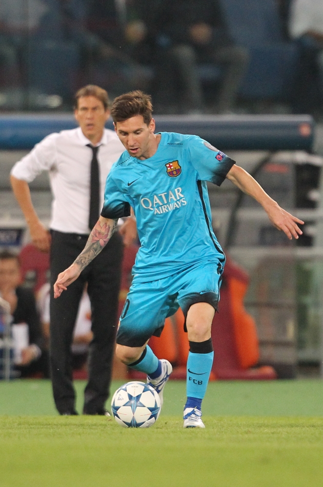16/09/2015;ROMA CALCIO;STADIO OLIMPICO; CHAMPIONS LEAGUE; CALCIO;BARCELLONA CALCIO  
NELLA FOTO: MESSI