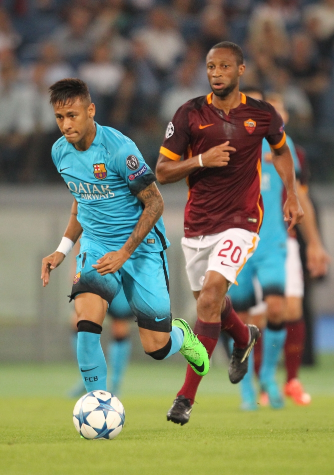 16/09/2015;ROMA CALCIO;STADIO OLIMPICO; CHAMPIONS LEAGUE; CALCIO;BARCELLONA CALCIO  
NELLA FOTO: NEYMAR