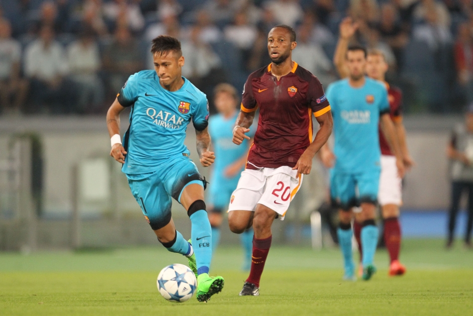 16/09/2015;ROMA CALCIO;STADIO OLIMPICO; CHAMPIONS LEAGUE; CALCIO;BARCELLONA CALCIO  
NELLA FOTO: NEYMAR