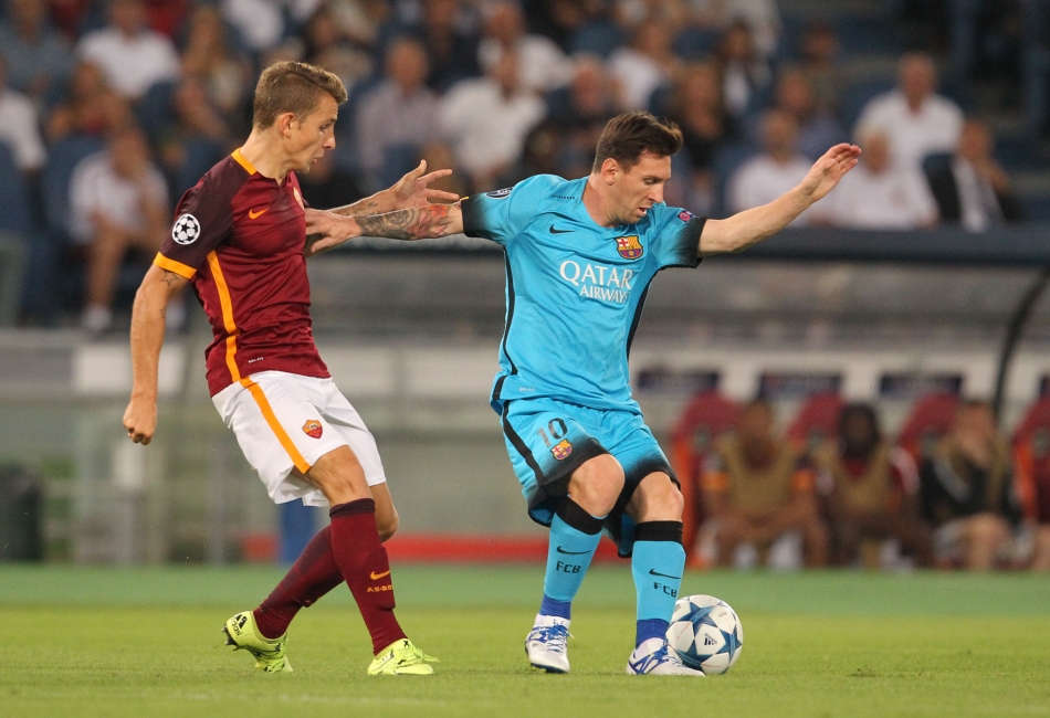 16/09/2015;ROMA CALCIO;STADIO OLIMPICO; CHAMPIONS LEAGUE; CALCIO;BARCELLONA CALCIO  
NELLA FOTO: MESSI
