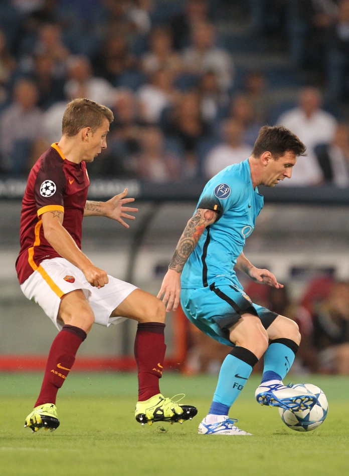 16/09/2015;ROMA CALCIO;STADIO OLIMPICO; CHAMPIONS LEAGUE; CALCIO;BARCELLONA CALCIO  
NELLA FOTO: MESSI