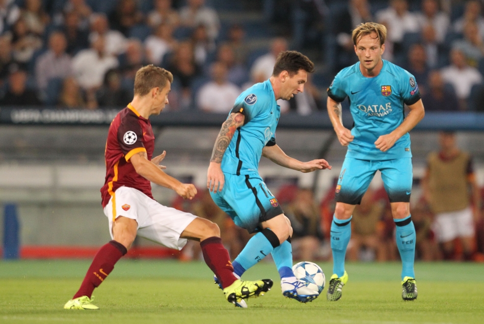 16/09/2015;ROMA CALCIO;STADIO OLIMPICO; CHAMPIONS LEAGUE; CALCIO;BARCELLONA CALCIO  
NELLA FOTO: MESSI