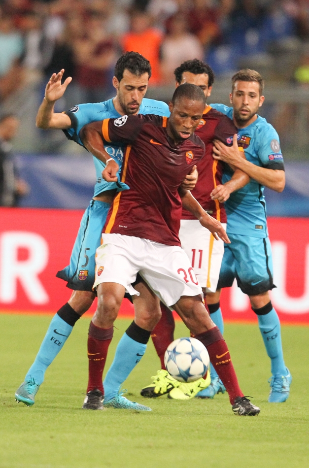 16/09/2015;ROMA CALCIO;STADIO OLIMPICO; CHAMPIONS LEAGUE; CALCIO;BARCELLONA CALCIO  
NELLA FOTO: KEITA
