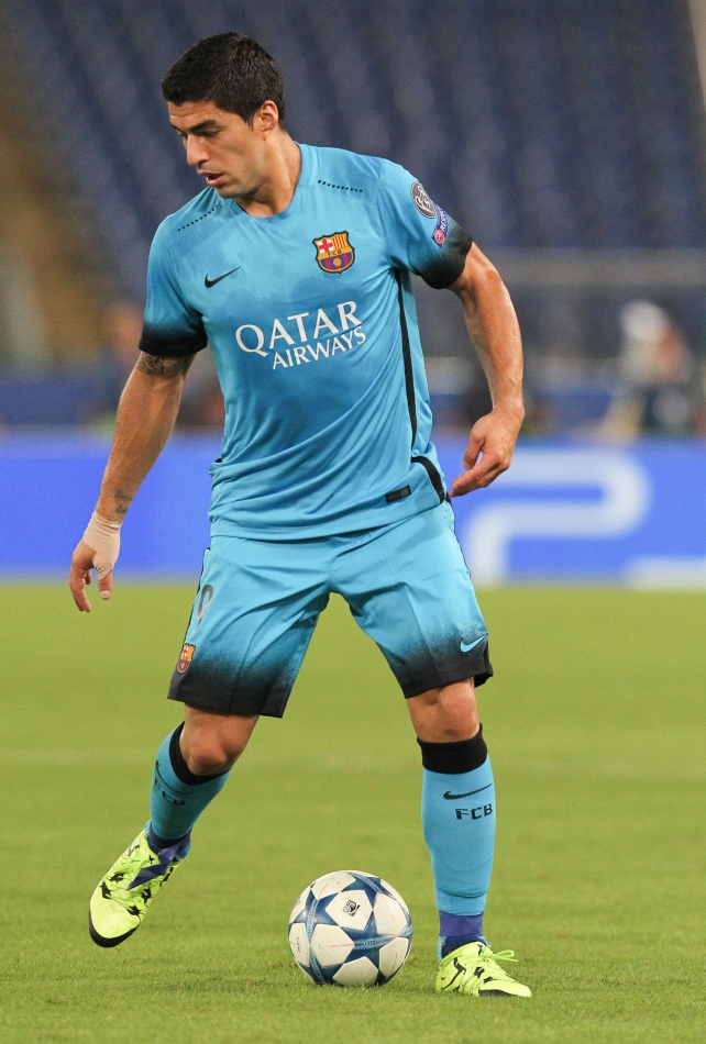 16/09/2015;ROMA CALCIO;STADIO OLIMPICO; CHAMPIONS LEAGUE; CALCIO;BARCELLONA CALCIO  
NELLA FOTO: SUAREZ
