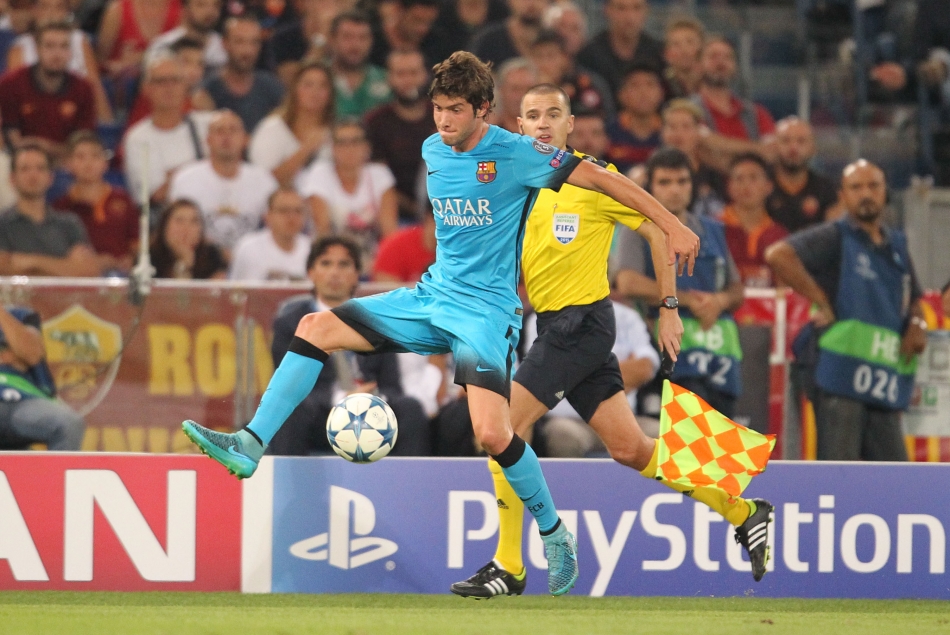 16/09/2015;ROMA CALCIO;STADIO OLIMPICO; CHAMPIONS LEAGUE; CALCIO;BARCELLONA CALCIO  
NELLA FOTO: