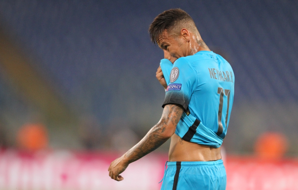 16/09/2015;ROMA CALCIO;STADIO OLIMPICO; CHAMPIONS LEAGUE; CALCIO;BARCELLONA CALCIO  
NELLA FOTO: NEYMAR
