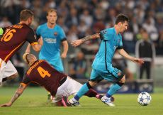 16/09/2015;ROMA CALCIO;STADIO OLIMPICO; CHAMPIONS LEAGUE; CALCIO;BARCELLONA CALCIO  
NELLA FOTO: MESSI