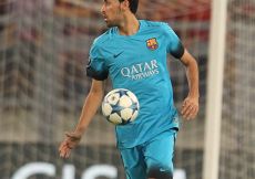 16/09/2015;ROMA CALCIO;STADIO OLIMPICO; CHAMPIONS LEAGUE; CALCIO;BARCELLONA CALCIO  
NELLA FOTO: BUSQUETS
