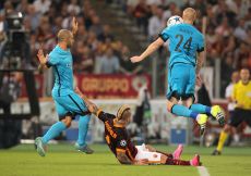 16/09/2015;ROMA CALCIO;STADIO OLIMPICO; CHAMPIONS LEAGUE; CALCIO;BARCELLONA CALCIO  
NELLA FOTO: NAINGGOLAN