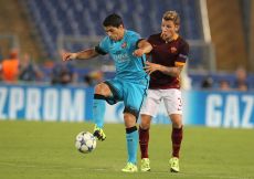 16/09/2015;ROMA CALCIO;STADIO OLIMPICO; CHAMPIONS LEAGUE; CALCIO;BARCELLONA CALCIO  
NELLA FOTO: SUAREZ