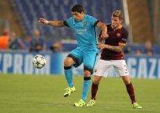 16/09/2015;ROMA CALCIO;STADIO OLIMPICO; CHAMPIONS LEAGUE; CALCIO;BARCELLONA CALCIO  
NELLA FOTO: SUAREZ
