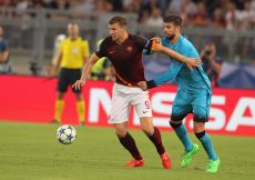 16/09/2015;ROMA CALCIO;STADIO OLIMPICO; CHAMPIONS LEAGUE; CALCIO;BARCELLONA CALCIO  
NELLA FOTO: DZEKO