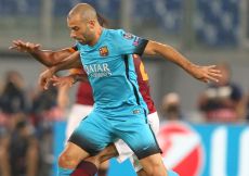 16/09/2015;ROMA CALCIO;STADIO OLIMPICO; CHAMPIONS LEAGUE; CALCIO;BARCELLONA CALCIO  
NELLA FOTO: MASCHERANO