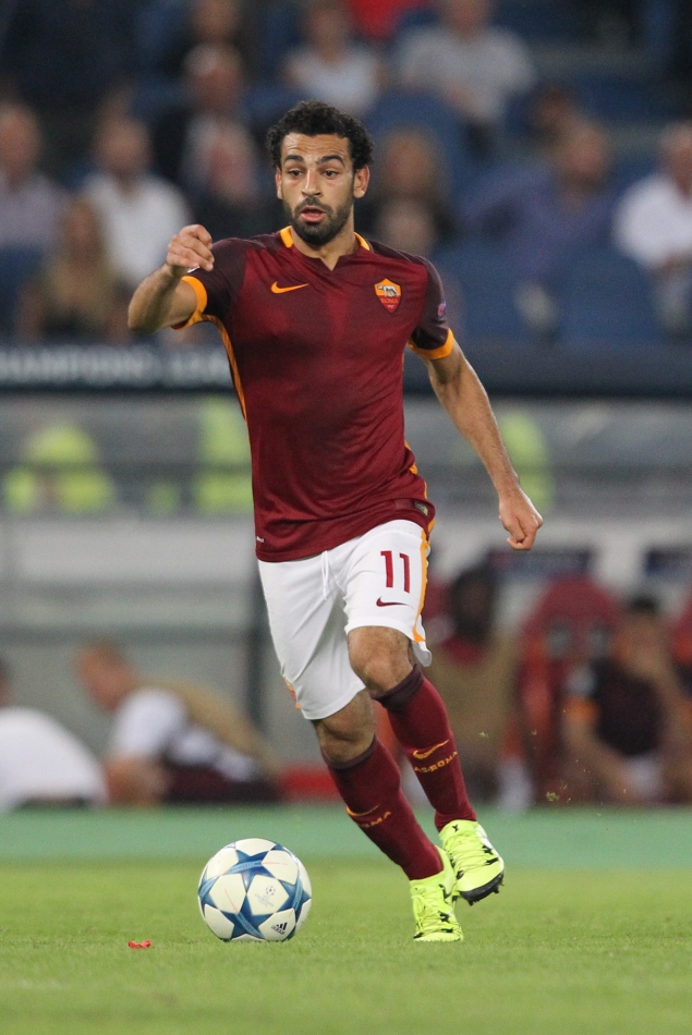 16/09/2015;ROMA CALCIO;STADIO OLIMPICO; CHAMPIONS LEAGUE; CALCIO;BARCELLONA CALCIO  
NELLA FOTO: SALAH