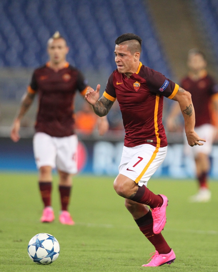 16/09/2015;ROMA CALCIO;STADIO OLIMPICO; CHAMPIONS LEAGUE; CALCIO;BARCELLONA CALCIO  
NELLA FOTO: ITURBE